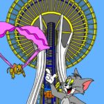N° 10 : 2017 - Seattle _ Tom et Jerry - Hommage à Hanna Barbera 