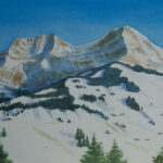 Adelboden la montagne enf ace